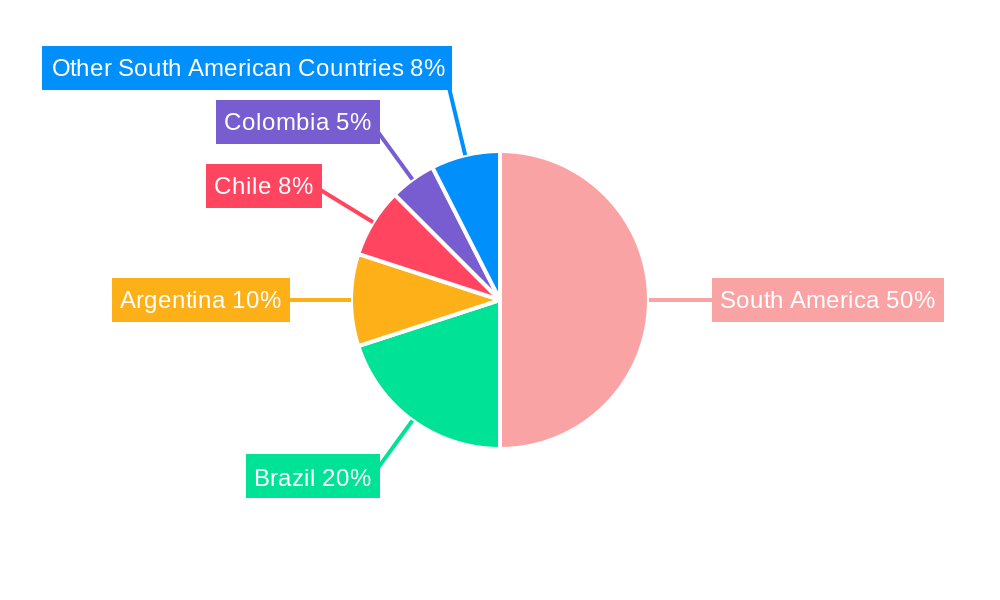 South America Air Insulated Switchgear Market Regional Share