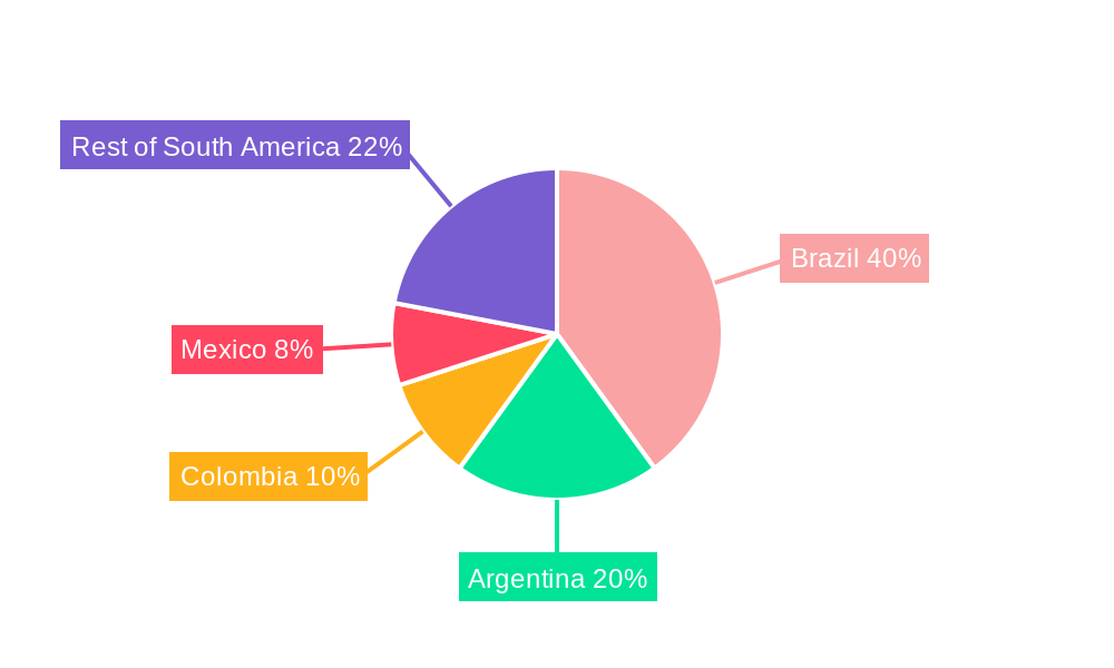 South America Automotive Engine Oils Market Regional Share