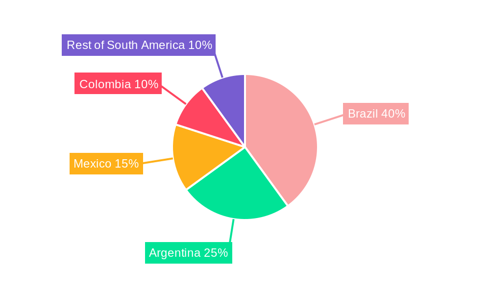 South America Food Preservatives Market Regional Share