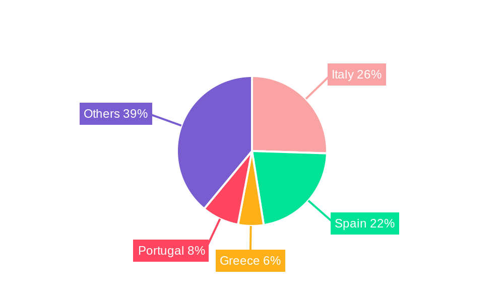 South Europe Battery Market Regional Share