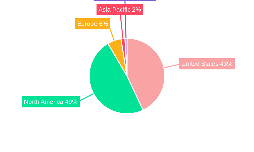 United States Nuclear Power Plant Equipment Market Market Share by Region - Global Geographic Distribution