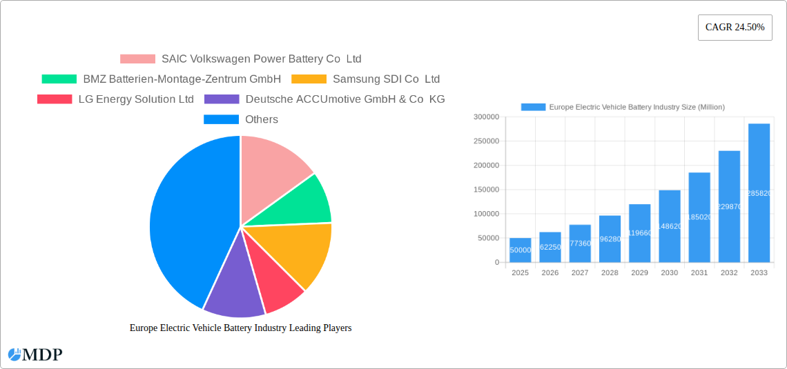 Europe Electric Vehicle Battery Industry Research Report - Market Size, Growth & Forecast