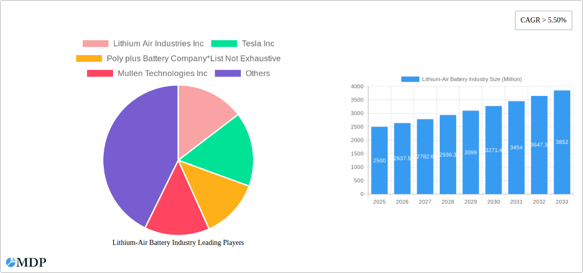 Lithium-Air Battery Industry Research Report - Market Size, Growth & Forecast