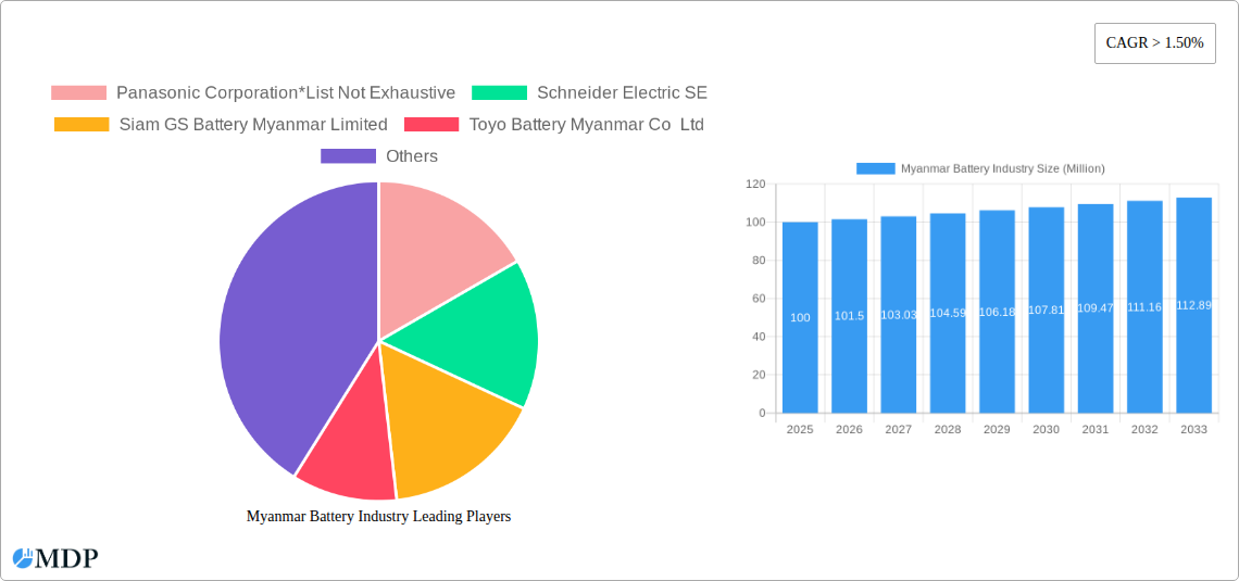 Myanmar Battery Industry Research Report - Market Size, Growth & Forecast