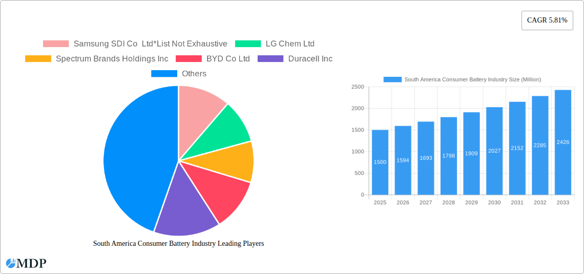South America Consumer Battery Industry Research Report - Market Size, Growth & Forecast