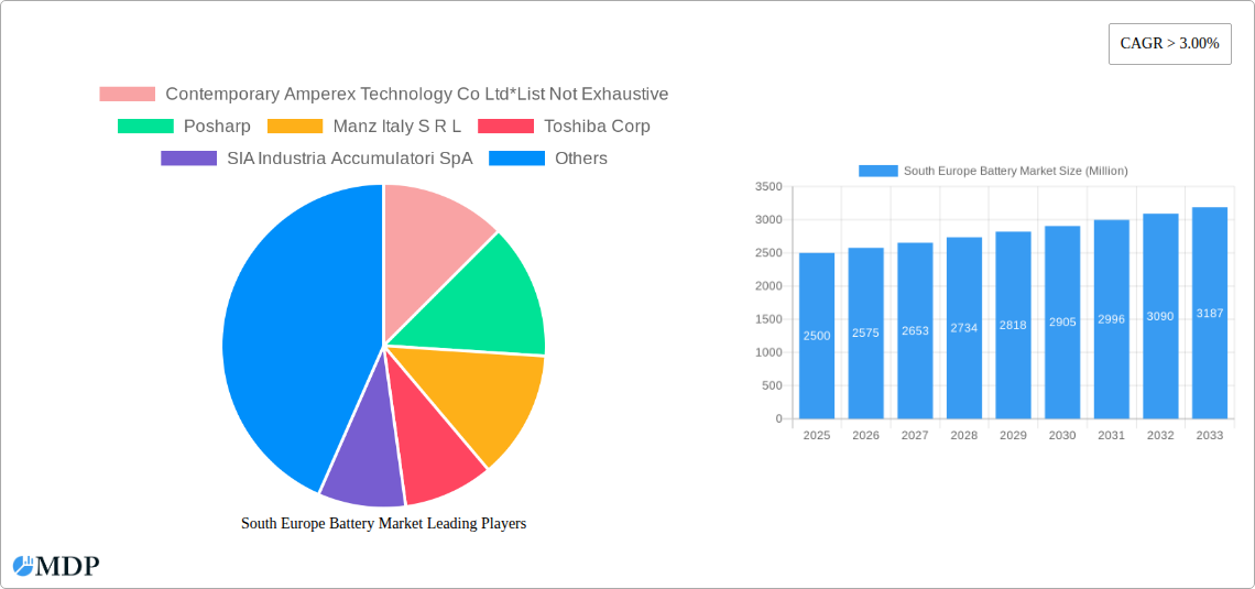 South Europe Battery Market Research Report - Market Size, Growth & Forecast