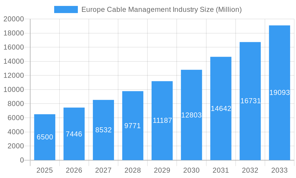 Europe Cable Management Industry Market Size and Forecast (2024-2030)