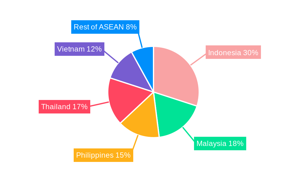 ASEAN Domestic Courier Market Regional Share