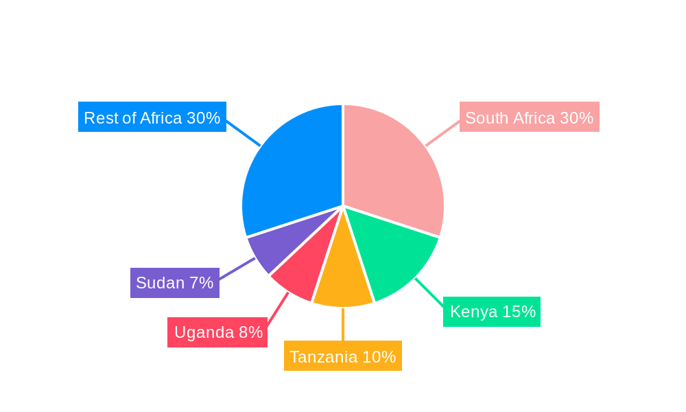 Africa Construction Chemicals Market Regional Share