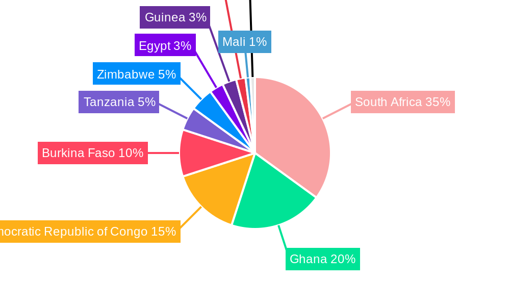 Africa Sodium Cyanide Industry Regional Share