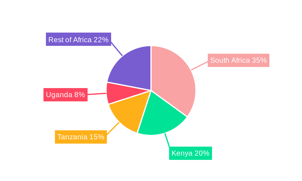 Africa Wellness Tourism Industry Regional Share