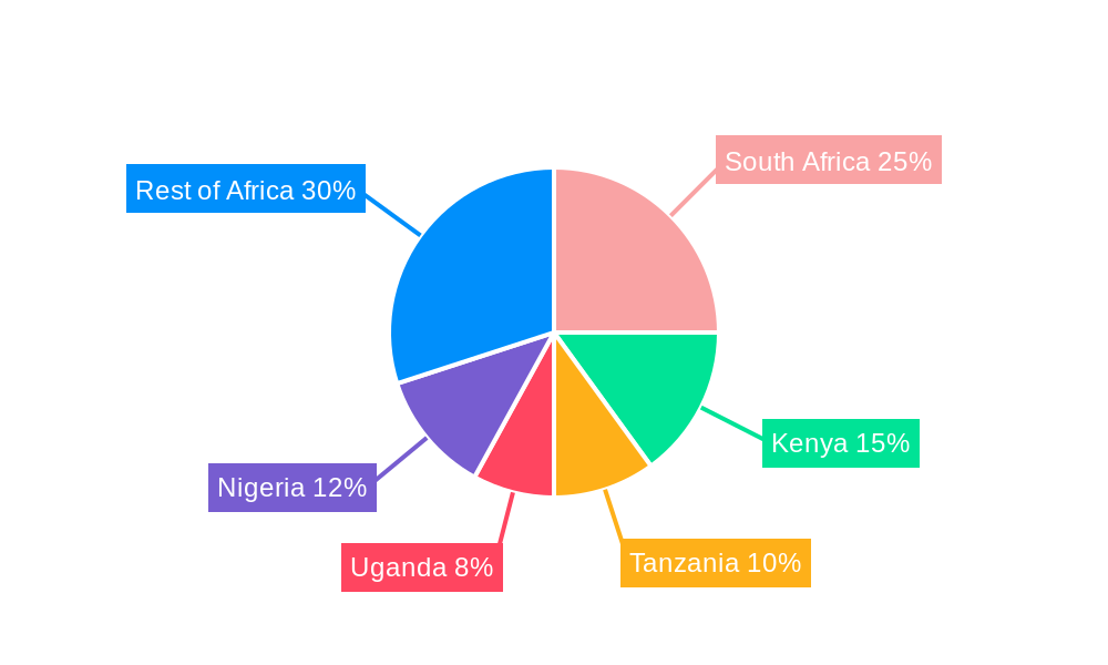 African Telecommunication Towers Market Regional Share