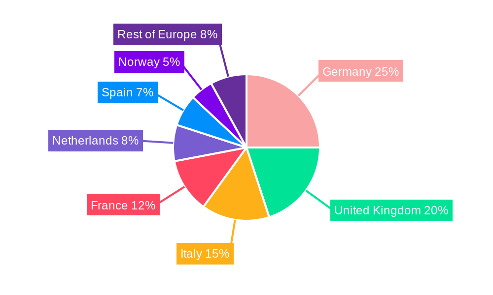 Europe Recreational Vehicle Market Regional Share