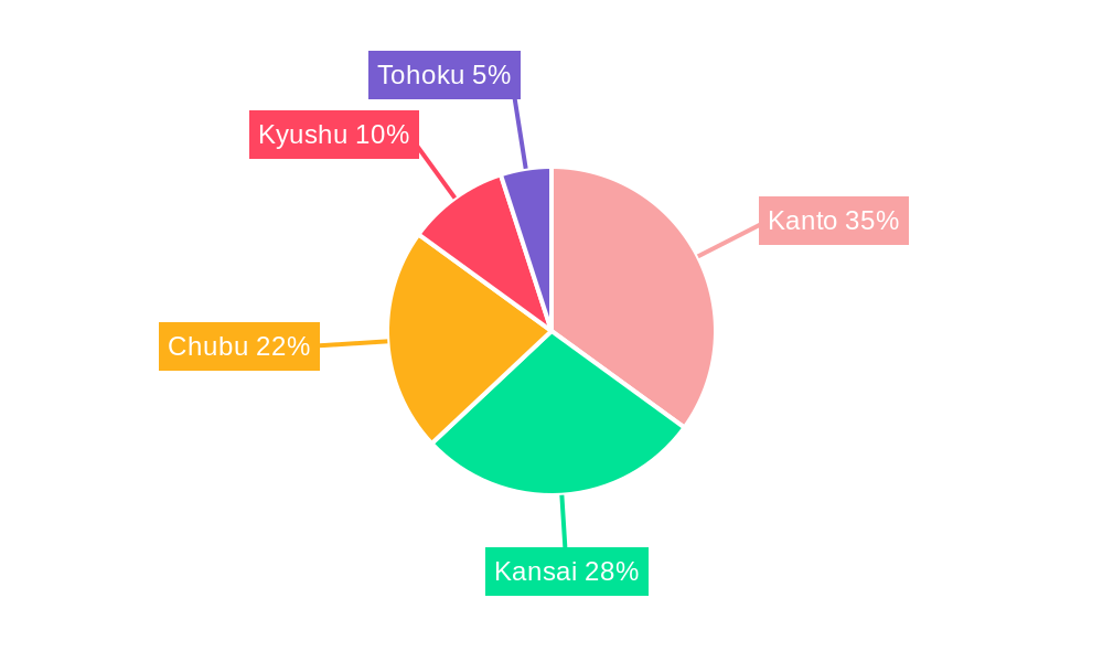 Japan Automotive Composites Market Regional Share