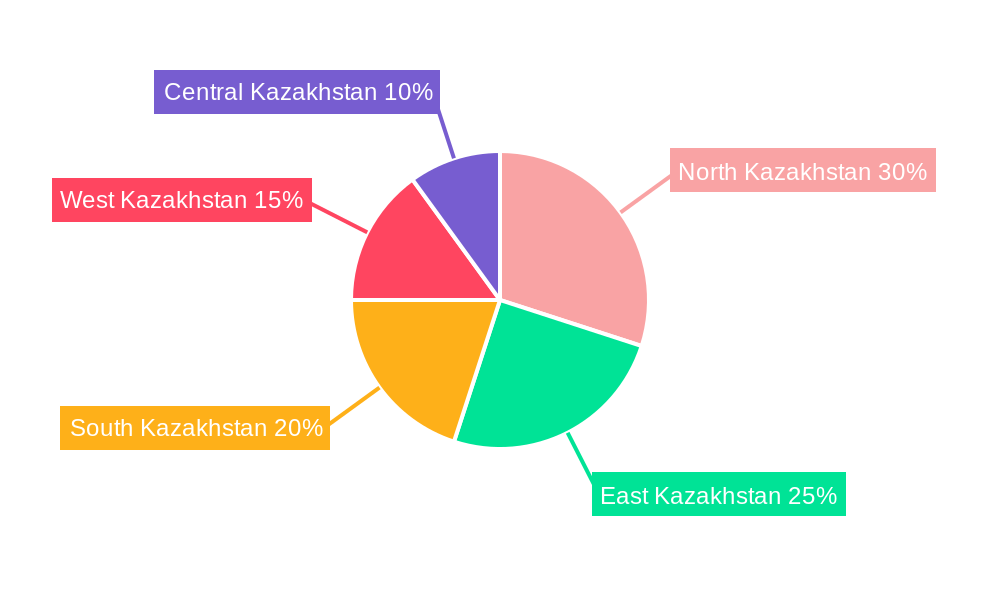 Kazakhstan Mining Market Regional Share