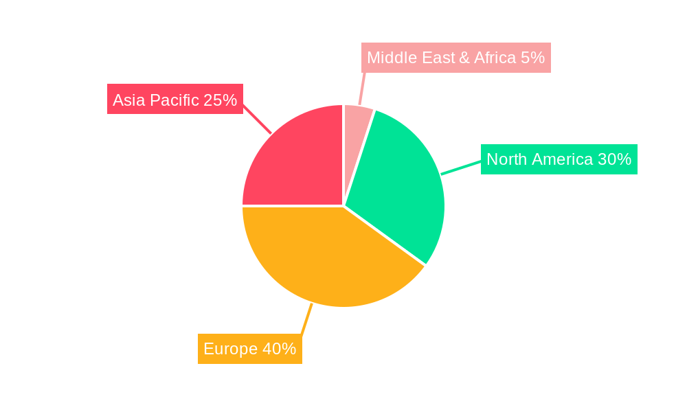 Middle East & Africa Prebiotic Ingredient Industry Regional Share