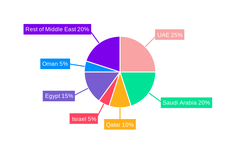 Middle East Construction Chemicals Market Regional Share