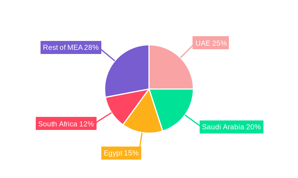 Middle East and Africa Aerosol Disinfectants Market Regional Share