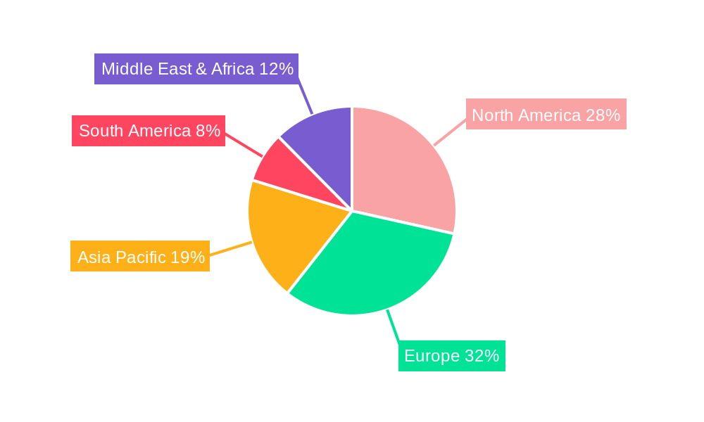 Organic Cheese Market Share by Region - Global Geographic Distribution