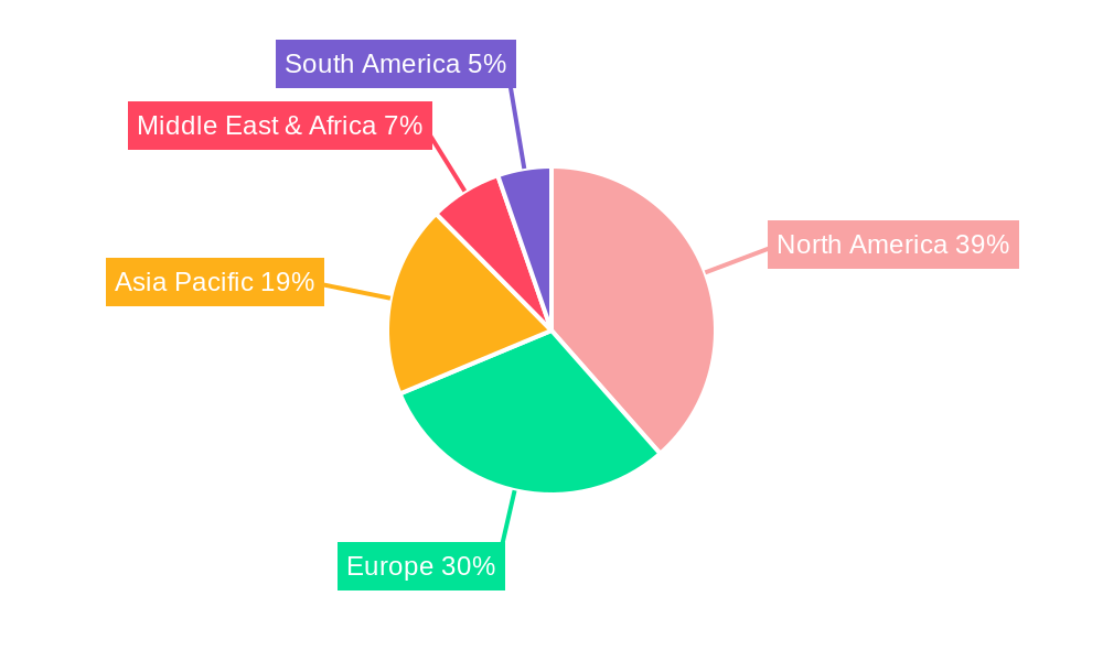 Private Jet Charter Services Market Regional Share
