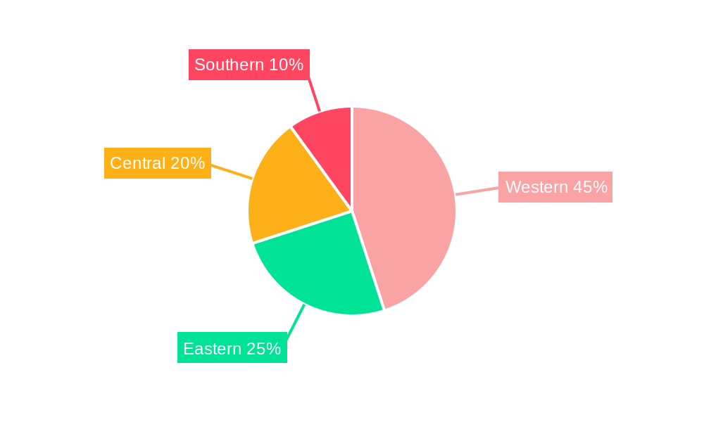 Saudi Arabia Exterior Tiles Market Regional Share
