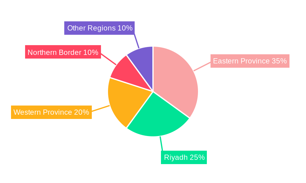 Saudi Arabia Land-Based Fuel Transportation Market Regional Share