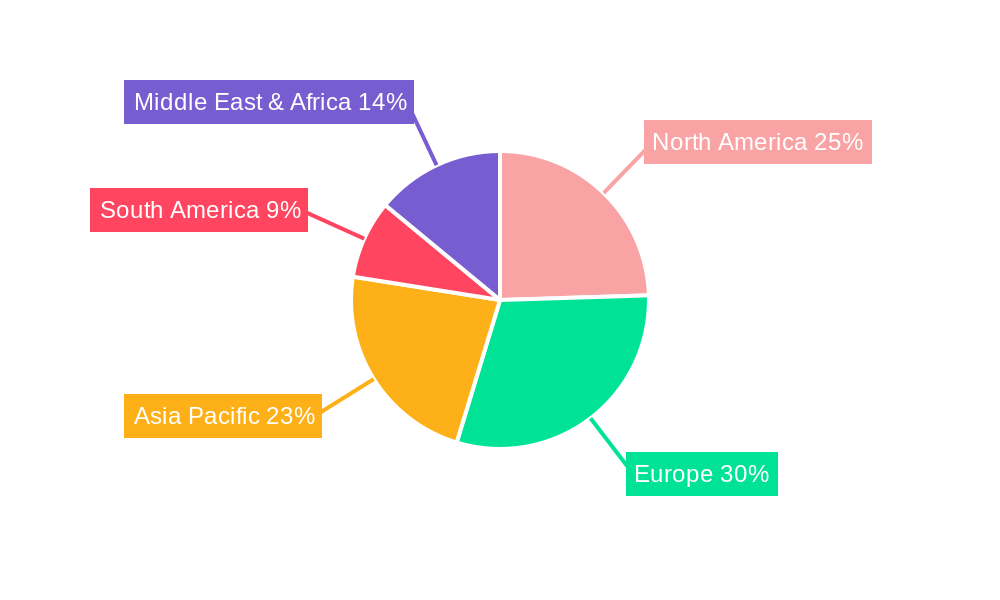 Seaweed Caviar Market Share by Region - Global Geographic Distribution