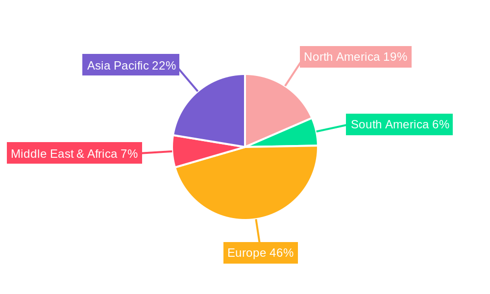 Smoked Eel Market Share by Region - Global Geographic Distribution