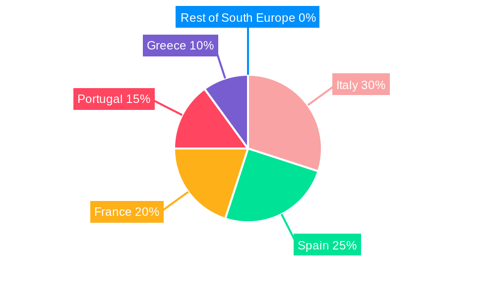 South Europe Battery Market Regional Share