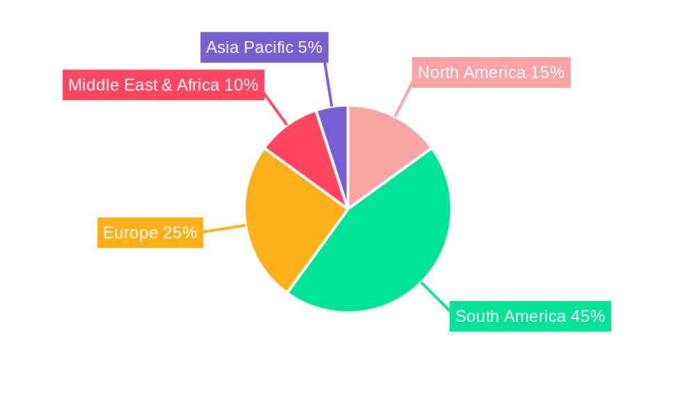 South and Central America Smart Grid Security Market Regional Share