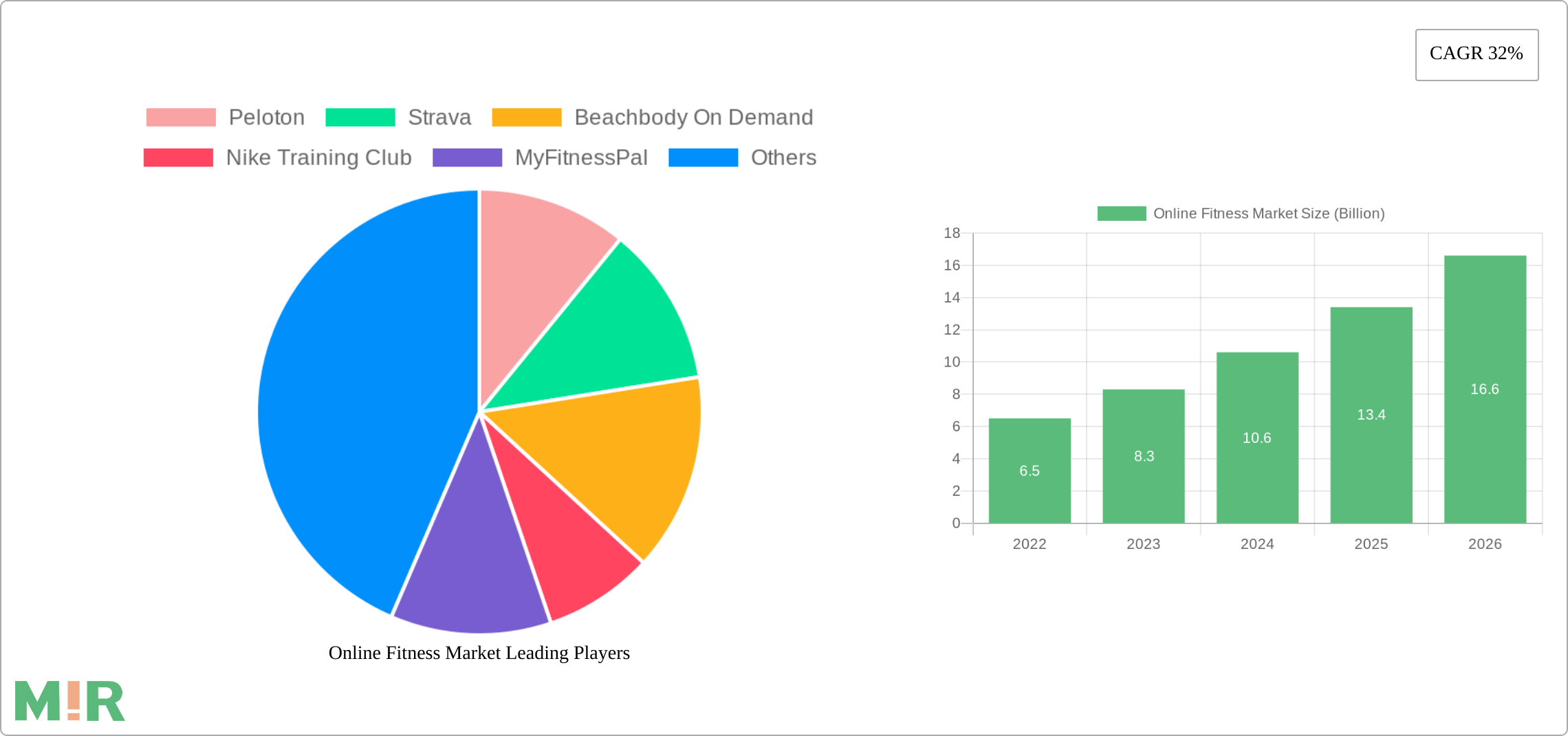 Online Fitness Market Research Report - Market Size, Growth & Forecast