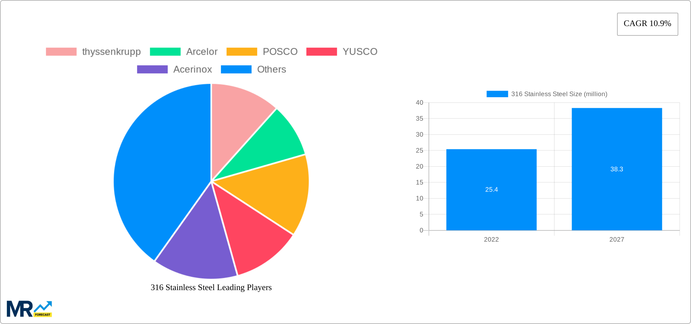 316 Stainless Steel Research Report - Market Size, Growth & Forecast