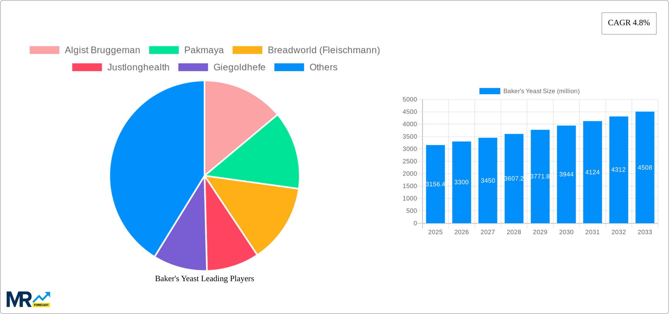 Baker's Yeast Research Report - Market Size, Growth & Forecast