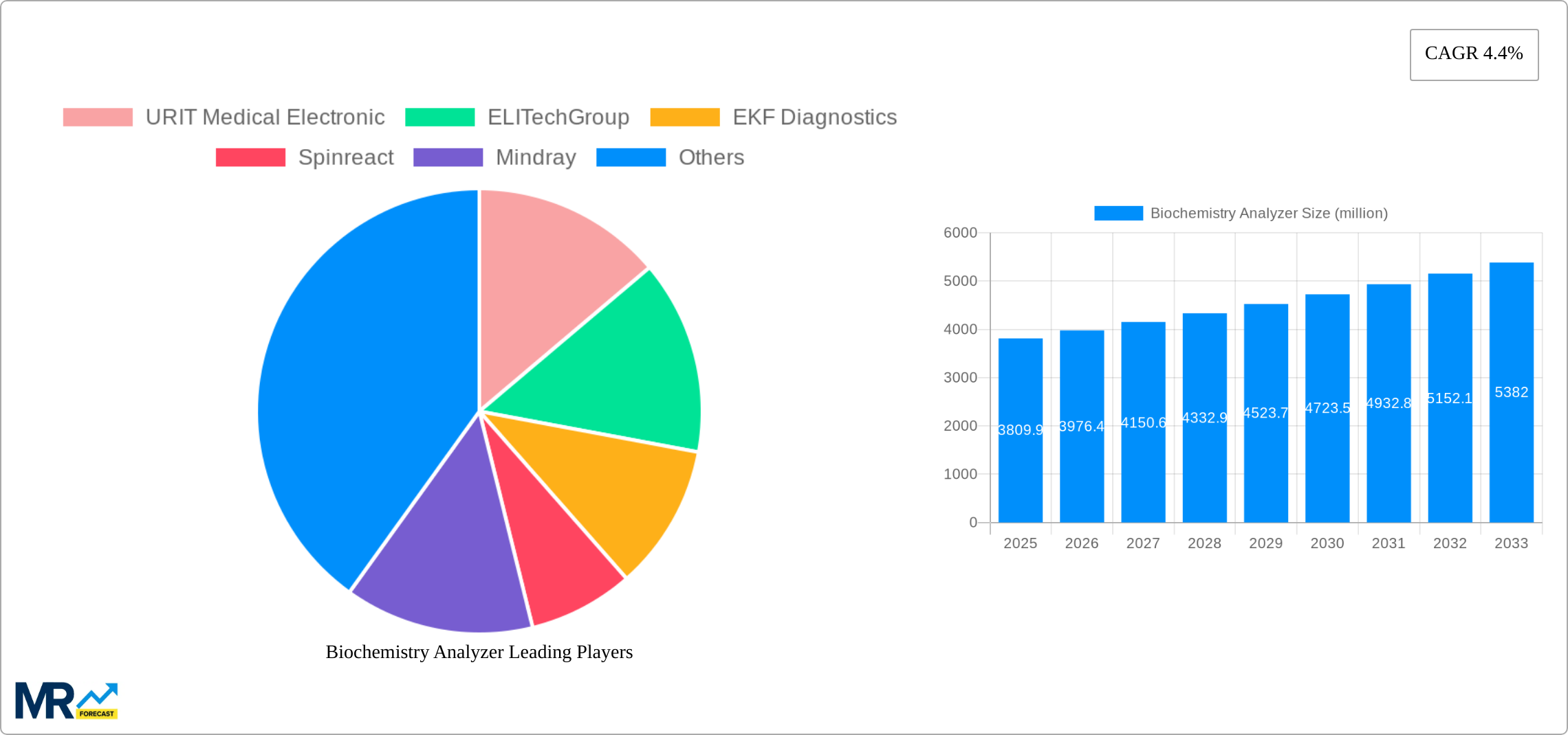 Biochemistry Analyzer Research Report - Market Size, Growth & Forecast