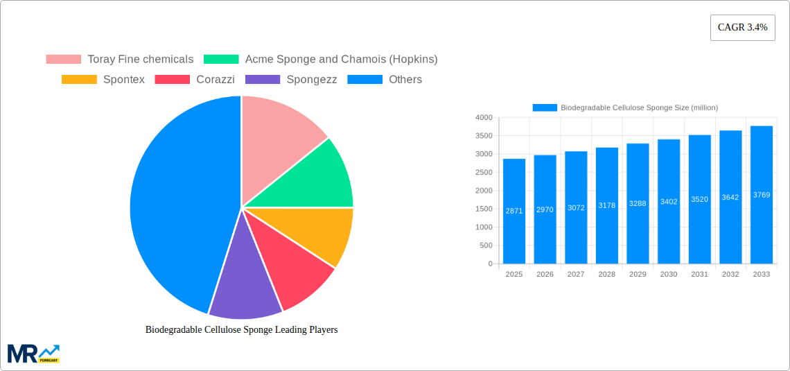 Biodegradable Cellulose Sponge Research Report - Market Size, Growth & Forecast