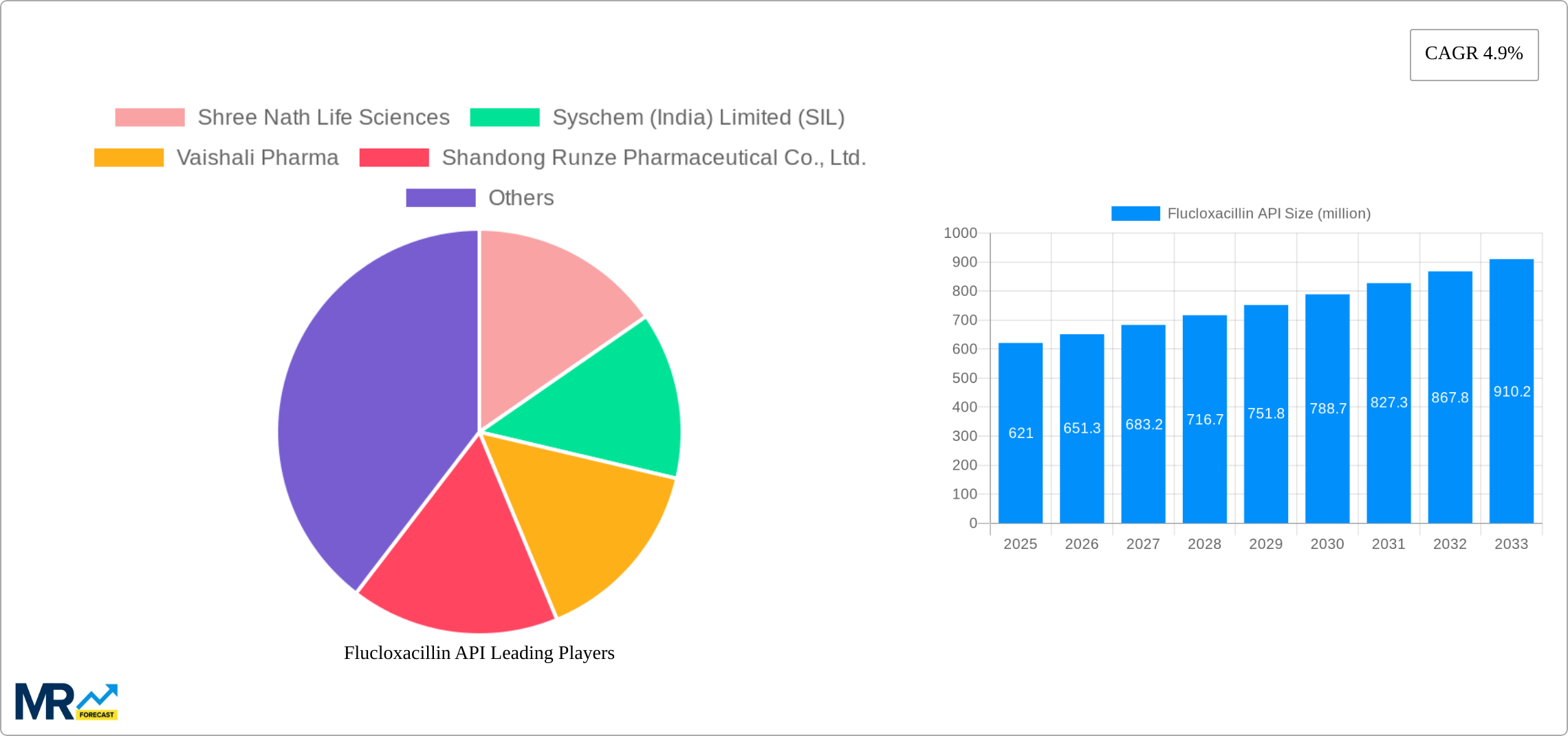Flucloxacillin API Research Report - Market Size, Growth & Forecast