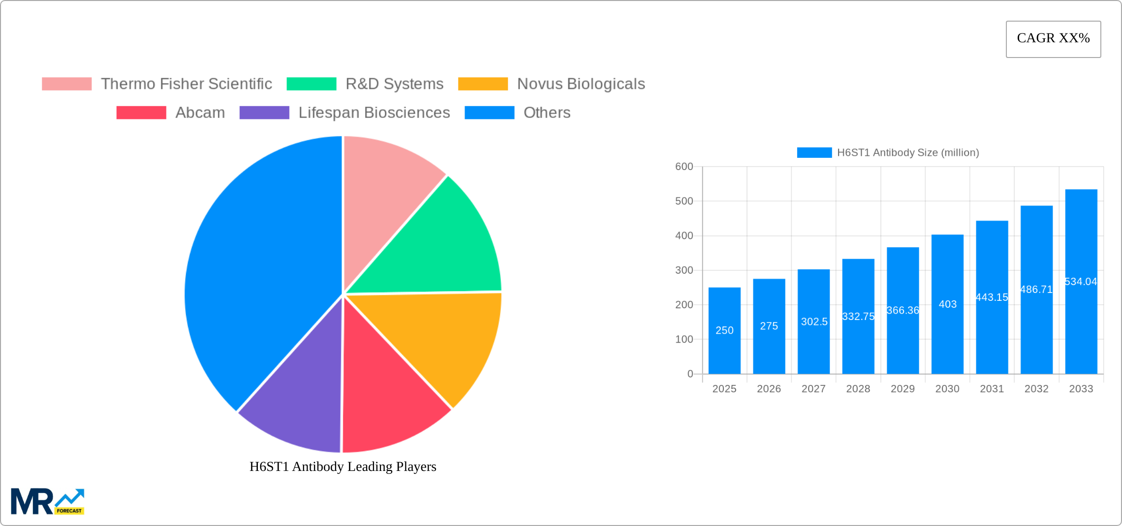 H6ST1 Antibody Research Report - Market Size, Growth & Forecast