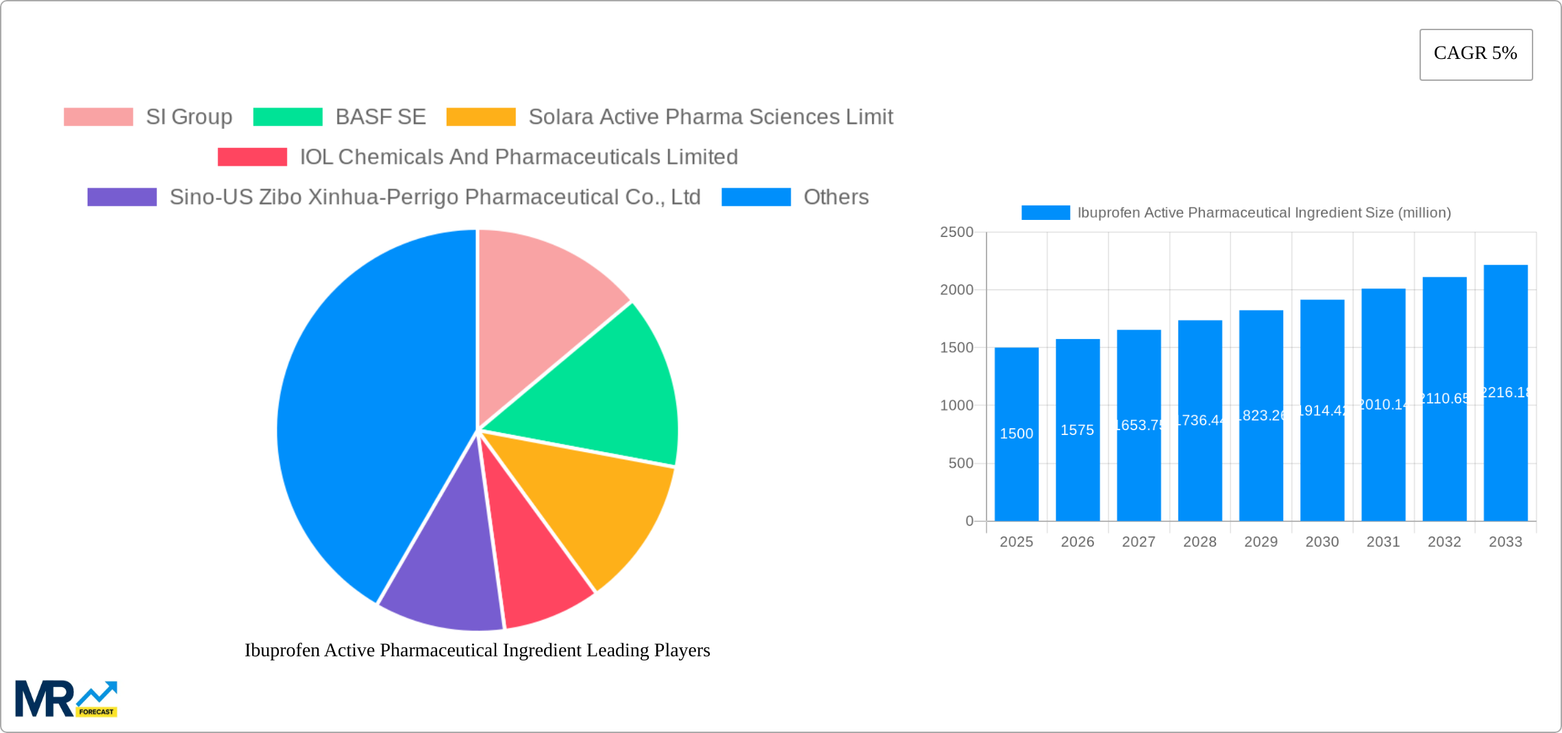 Ibuprofen Active Pharmaceutical Ingredient Research Report - Market Size, Growth & Forecast