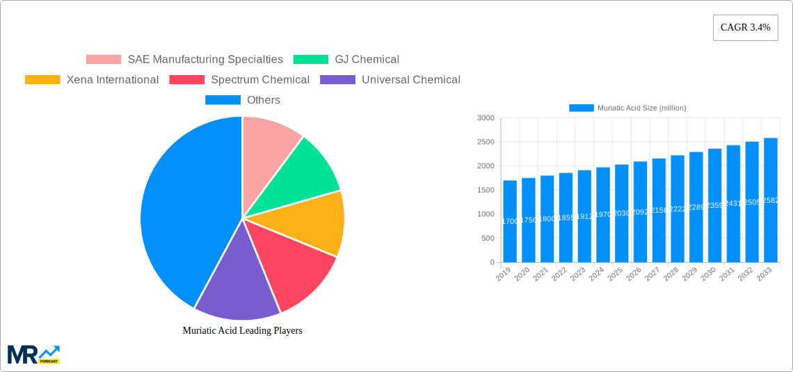 Muriatic Acid Research Report - Market Size, Growth & Forecast