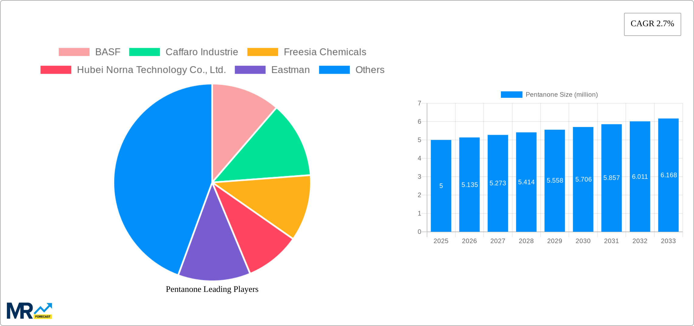 Pentanone Research Report - Market Size, Growth & Forecast