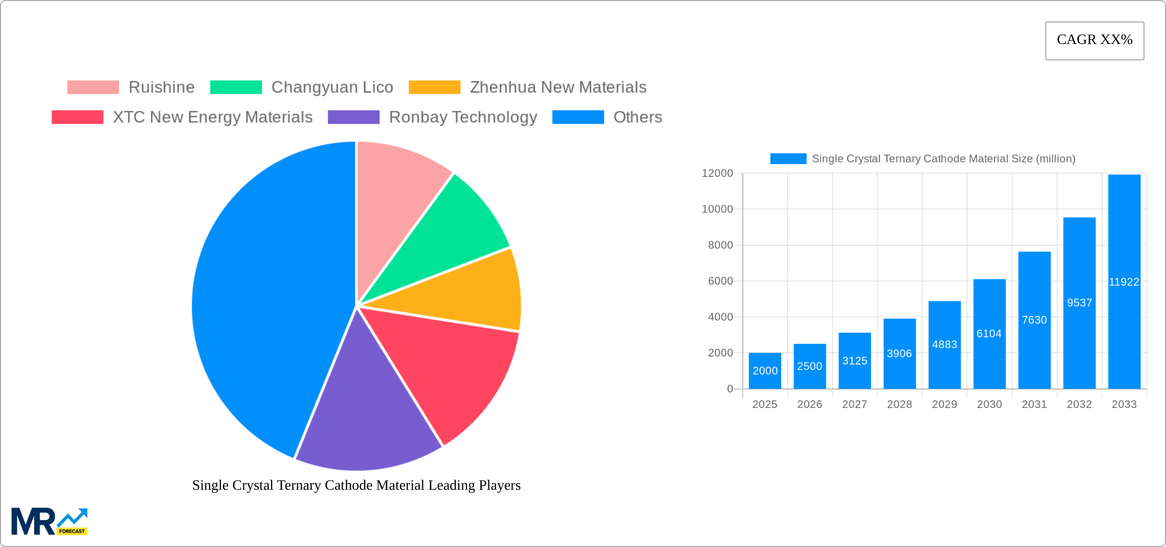 Single Crystal Ternary Cathode Material Research Report - Market Size, Growth & Forecast