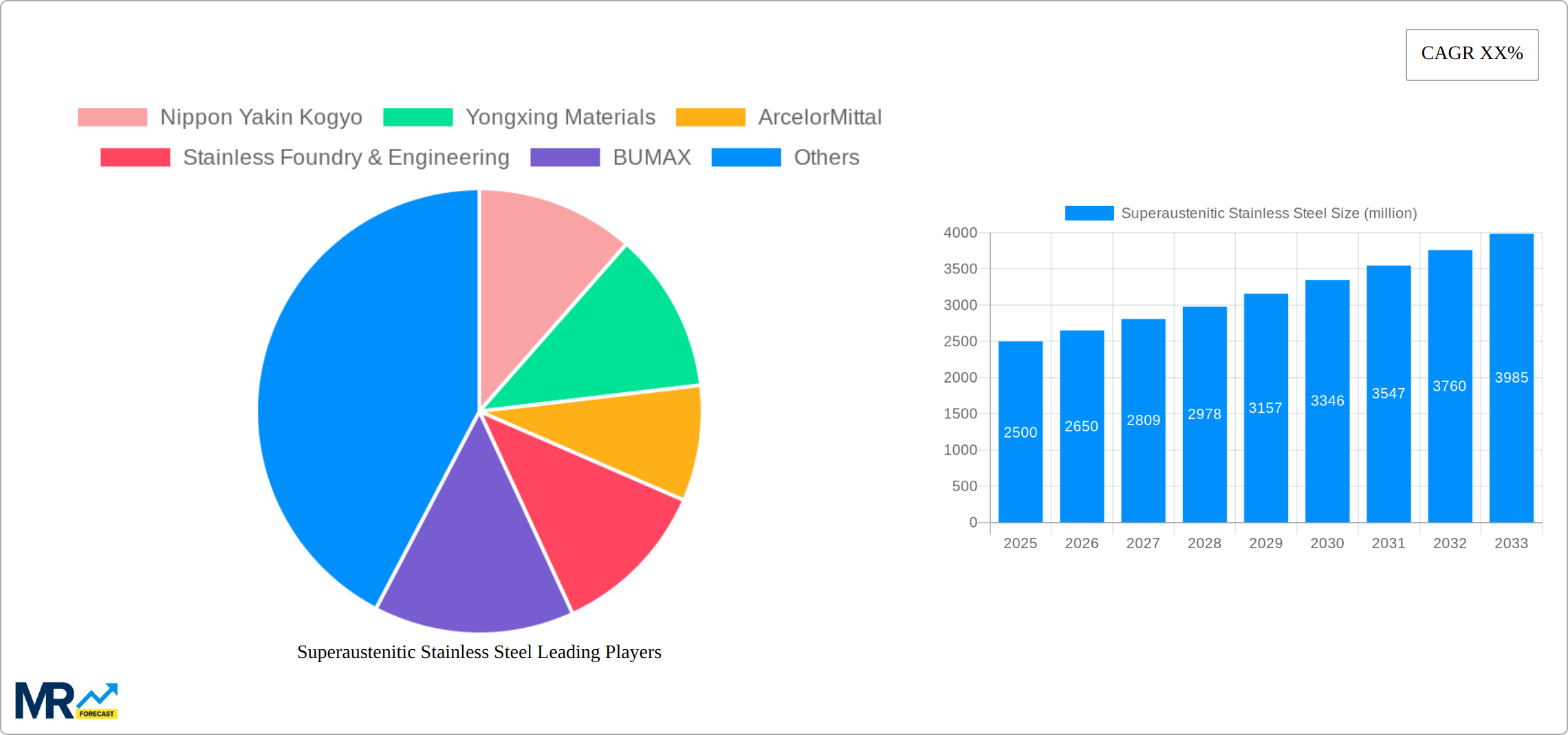 Superaustenitic Stainless Steel Research Report - Market Size, Growth & Forecast