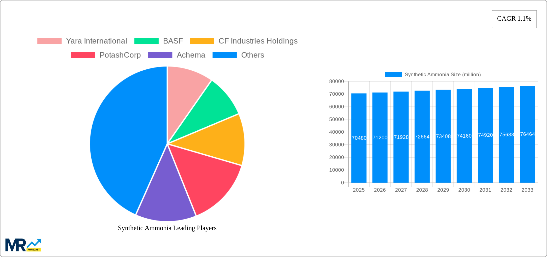 Synthetic Ammonia Research Report - Market Size, Growth & Forecast
