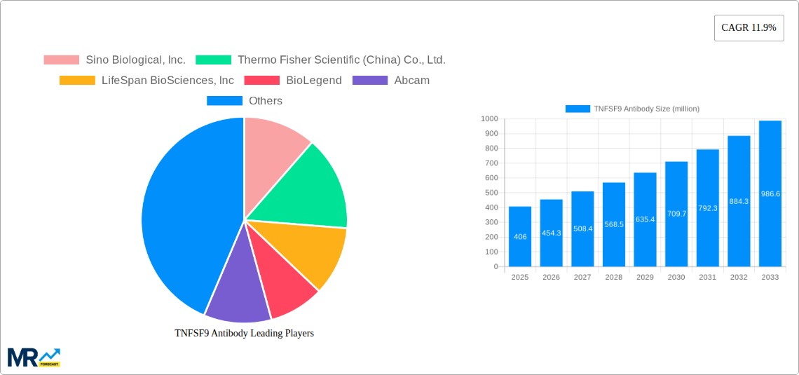 TNFSF9 Antibody Research Report - Market Size, Growth & Forecast