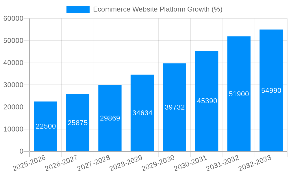 Ecommerce Website Platform Growth