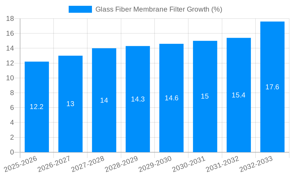 Glass Fiber Membrane Filter Growth