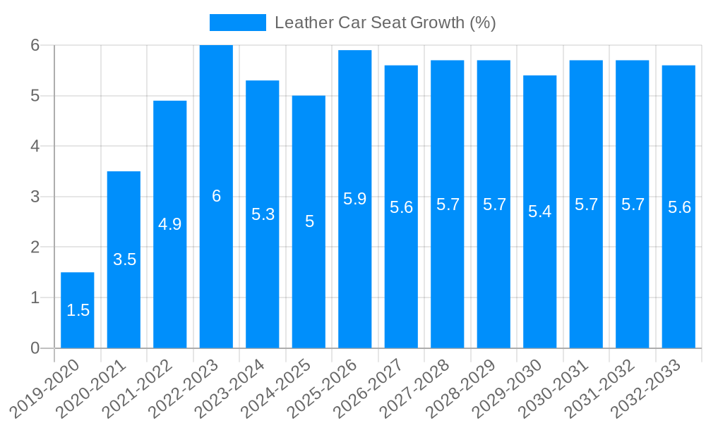 Leather Car Seat Growth