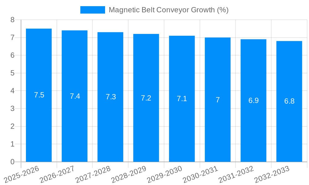 Magnetic Belt Conveyor Growth