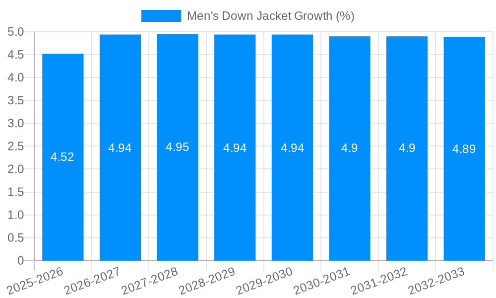 Men's Down Jacket Growth