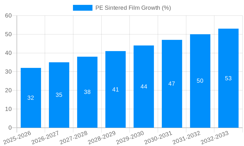 PE Sintered Film Growth